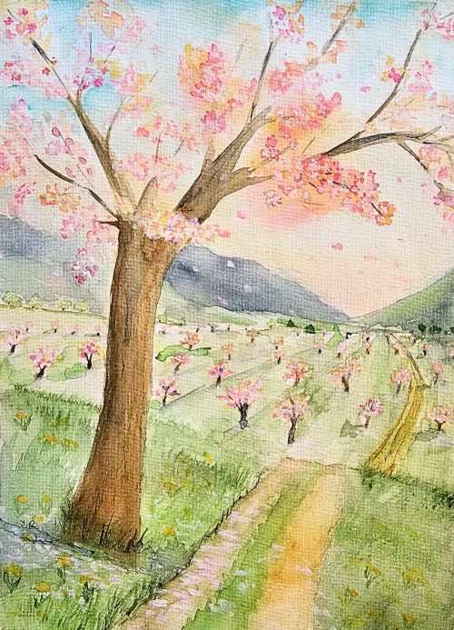 Blüten im Wind