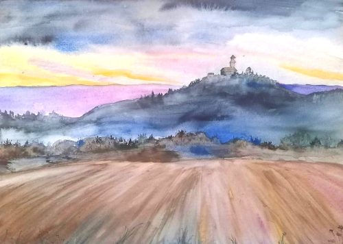 Sonnenuntergang - Veste Wachsenburg - 1