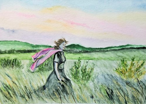 Wind auf der Haut